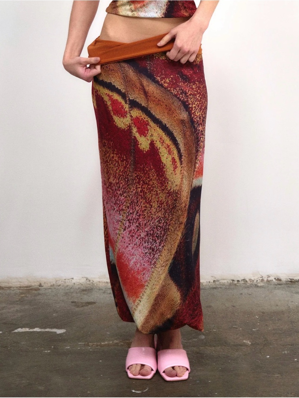 Feners Tu x Mi Reversible Maxi Skirt